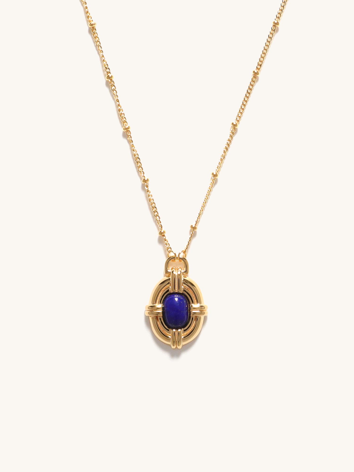 Starry Eye Lapis Lazuli Pendant Necklace