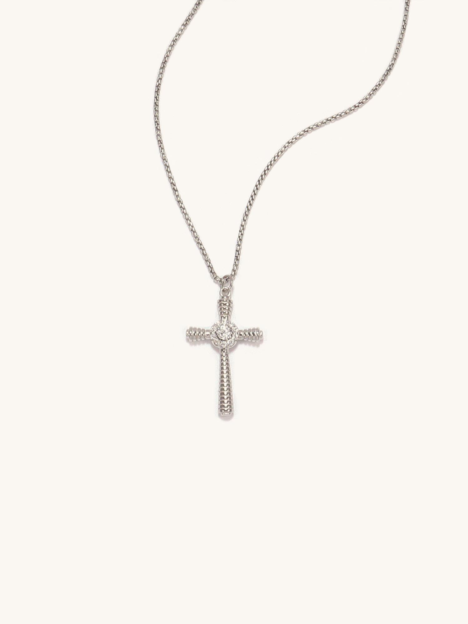 Radiant Cross Necklace