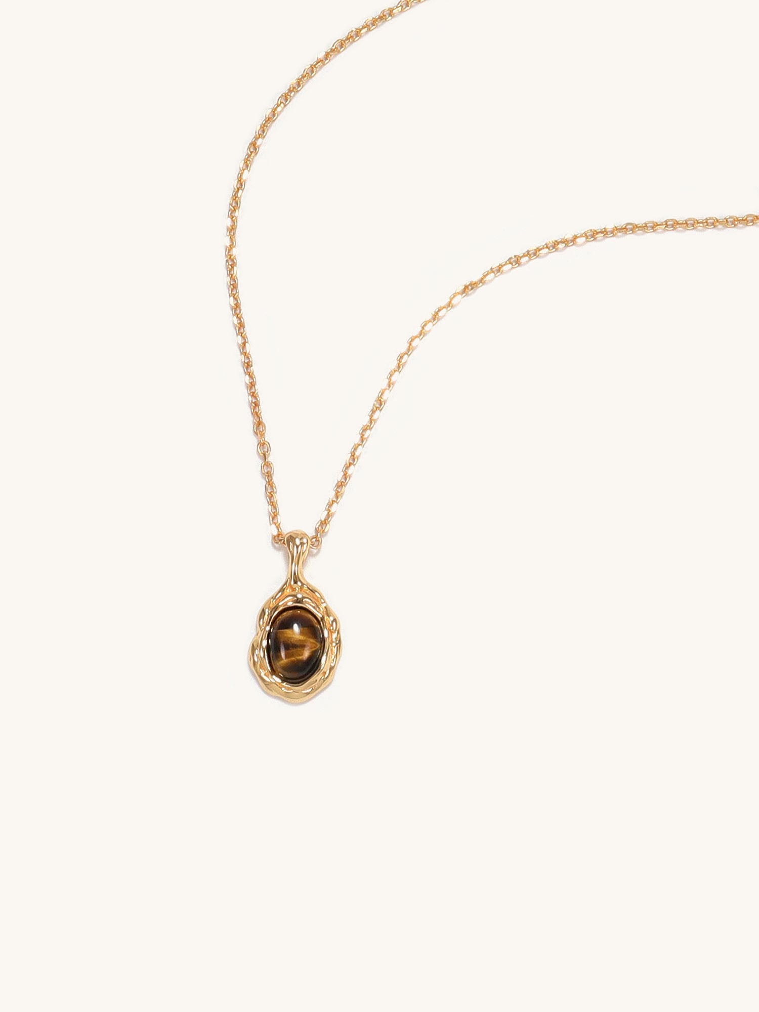 Flowing Tiger Eye Necklace