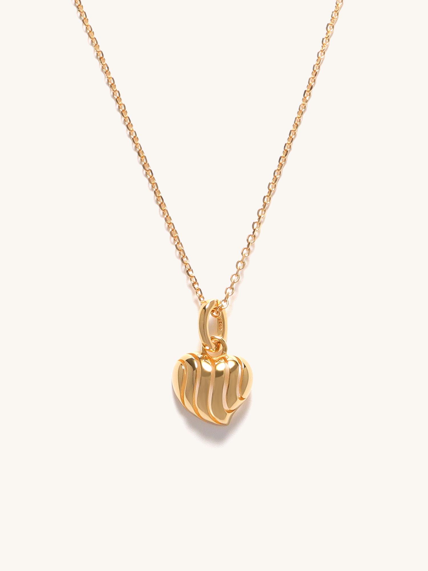 Tilted Heart Necklace