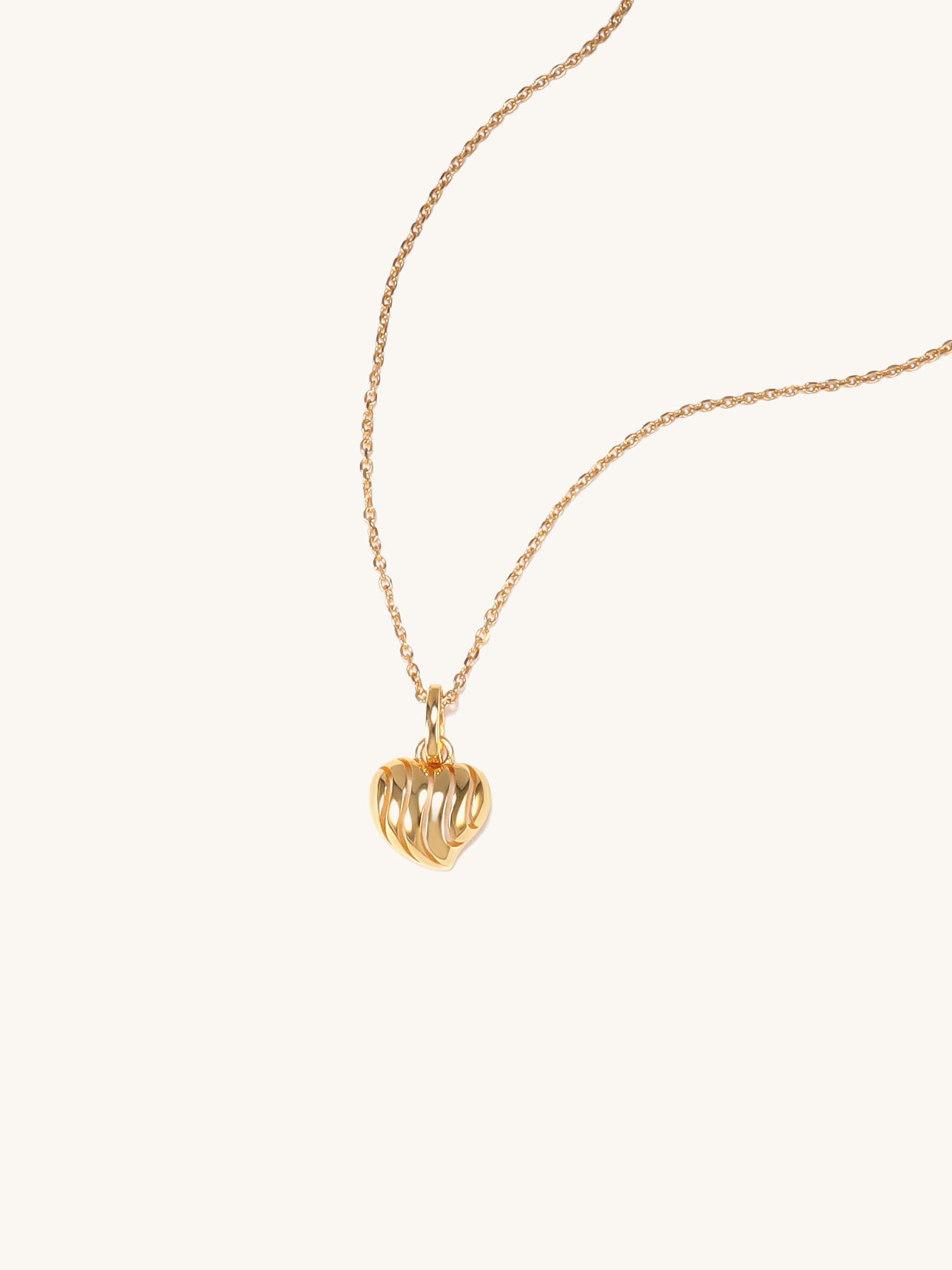 Tilted Heart Necklace