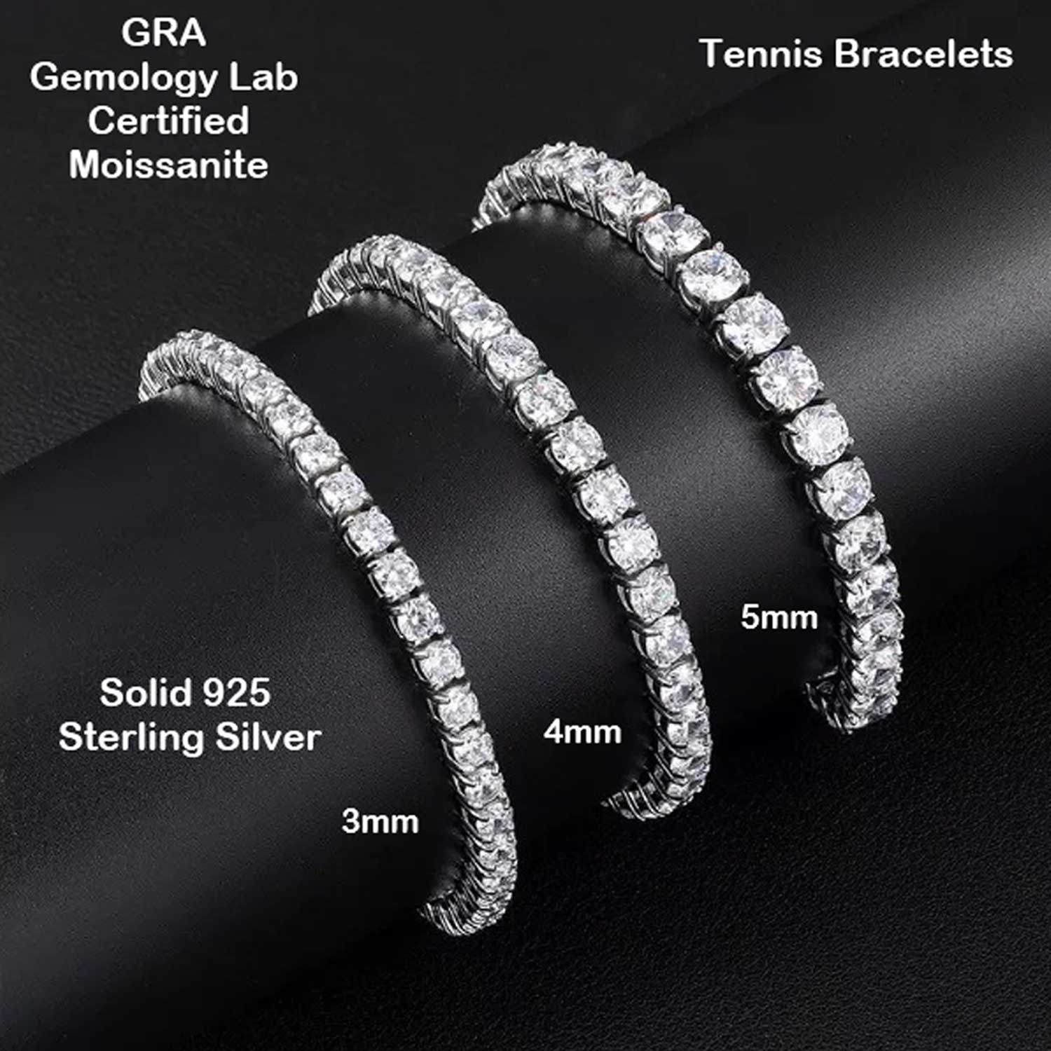 Classic Tennis Bracelet D Color VVS1